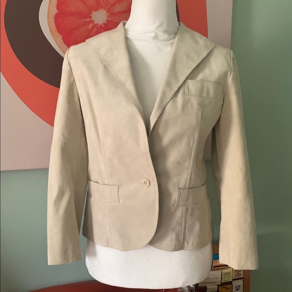 Vintage suede blazer